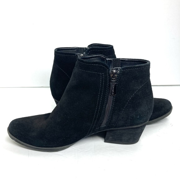 Blondo Boots Womens Villa Waterproof Black Suede Leather  Bootie 7 M Black Boots - Picture 8 of 14